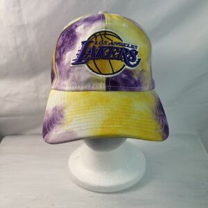 Los Angeles Lakers New Era Cap Hat Adjustable Purple Tie Dye NBA